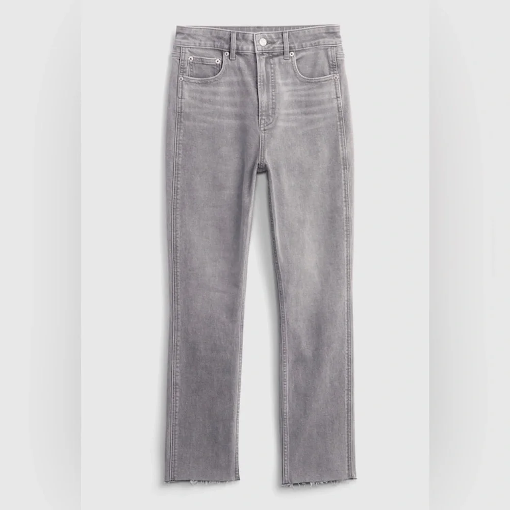 GAP Sky High Rise Vintage Slim Jeans With Washwell in Sky Grey NWT - Picture 4 of 4